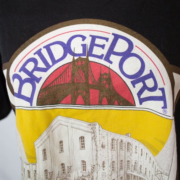 Vintage Bridgeport XX Stout Dublin Beer T-shirt Lg - Picture 5 of 7